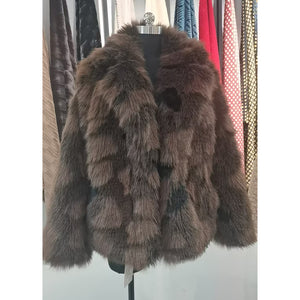 faux fur coat