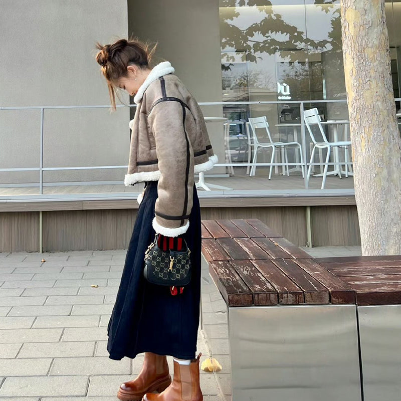faux fur jacket