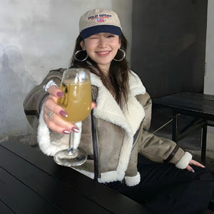 faux fur jacket