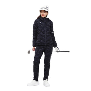 padded hoodie blouson+pants